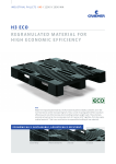 H3 ECO REGRANULATED MATERIAL FOR HIGH ECONOMIC