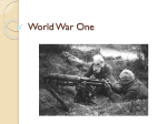 World War One