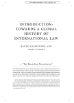 introduction: towards a global history of international law