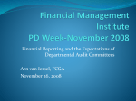 Financial Management Institute PD Week