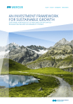 an investment framework for sustainable growth