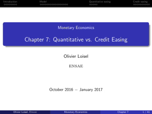 Chapter 7: Quantitative vs. Credit Easing
