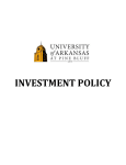 investment policy - University of Arkansas at Pine Bluff