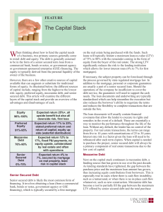 The Capital Stack - Lancaster Pollard