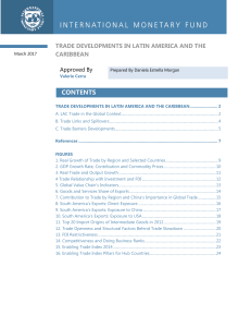 Trade Developments in Latin America and the Caribbean