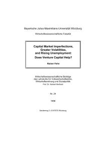 Capital Market Imperfections, Greater Volatilities, and Rising