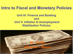 An Intro to Fiscal and Monetary Policy