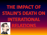 Soviet union`s use of Peaceful Coexistence
