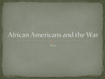 African Americans and the War