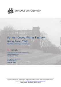 Former Cocoa Works Factory
