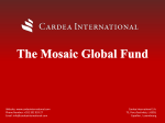 Mosaic Global Fund - Premier Asset Development Services