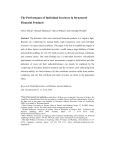 The Performance of Individual Investors in Structured Financial