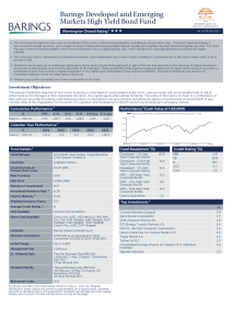 Barings Developed and Emerging Markets High Yield Bond