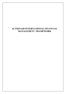 ActionAid International Financial Management Framework