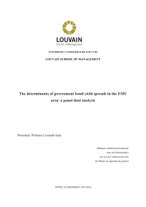 The determinants of government bond yield spreads in