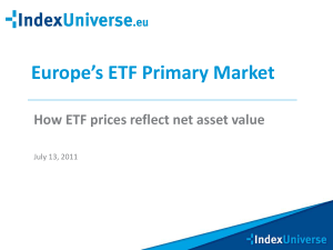 Europe`s ETF Primary Market