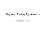 Regional Trading Agreements