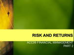 risk and returns