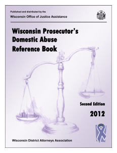 WI Prosecutor`s Domestic Abuse Reference Book