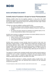 BCEU INFORMATION SHEET - Biological Consulting Europe Ltd