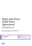 Entry into force of the Paris Agreement - iied iied