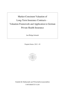 Market-Consistent Valuation of Long-Term