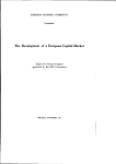 The Development of a European Capital Market