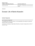 Excerpt: Life of Benito Mussolini