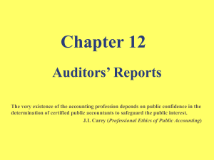 Auditors` Reports
