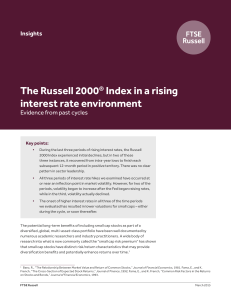 The Russell 2000® Index in a rising interest rate
