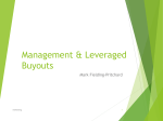 Management Buy Outs