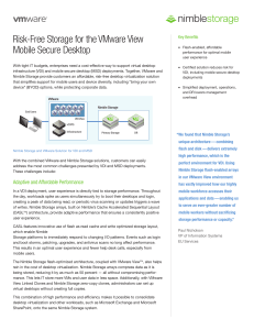Risk-Free Storage for the VMware View Mobile