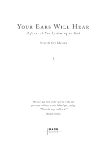 Your Ears Will Hear
