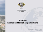 Examples Market Imperfections