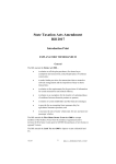 State Taxation Acts Amendment Bill 2017