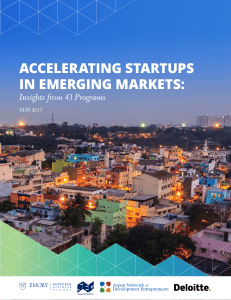 Accelerating Startups in Emerging Markets