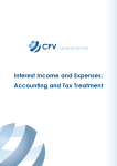 Interest Income and Expenses: Accounting and Tax