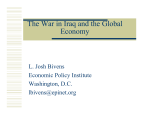 The War in Iraq and the Global Economy