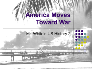 America Moves Toward War