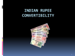 Indian Rupee Convertibility