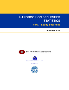 Handbook on Securities Statistics