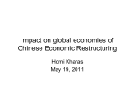 Impact on global economies of Chinese Economic Restructuring