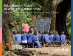 Education for Peace in West and Central Africa