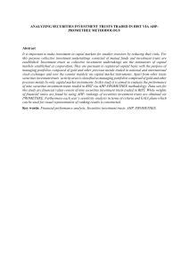 ANALYZING SECURITIES INVESTMENT TRUSTS TRADED IN BIST