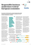 Responsible business modernizes Central European economies