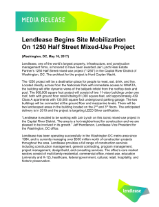 Lendlease Begins Site Mobilization On 1250 Half Street Mixed