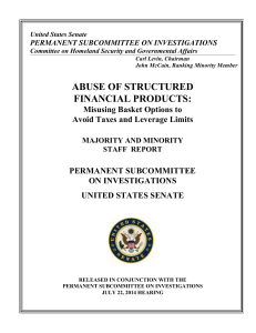 abuse of structured financial products