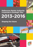 Shaping the future Melbourne Market Authority Corporate