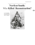 North or South:Who Killed Reconstruction?