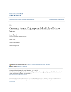 Currency Jumps, Cojumps and the Role of Macro News